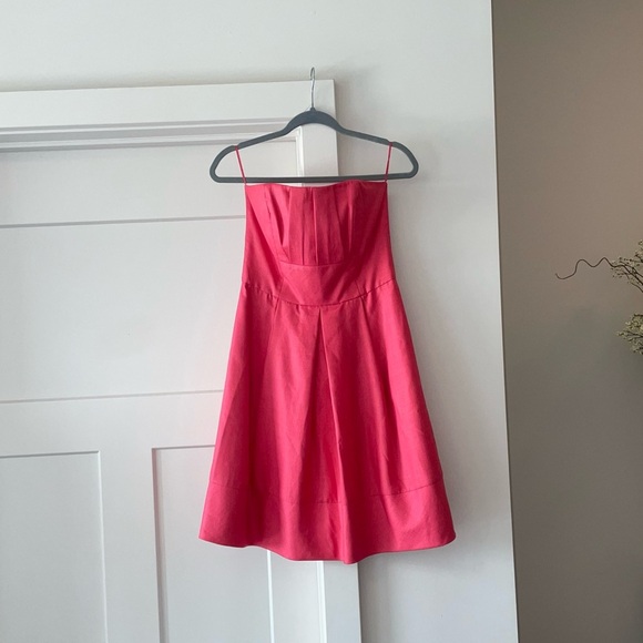 Trina Turk Pink Strapless A-Line Dress - Women’s Size 6 - Picture 4 of 11